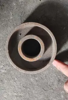 Cast iron wheel hubs and pulleys