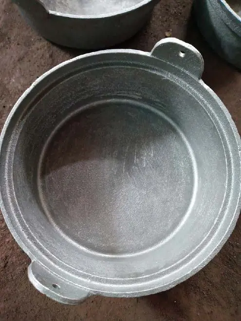 Cast iron pots and pans